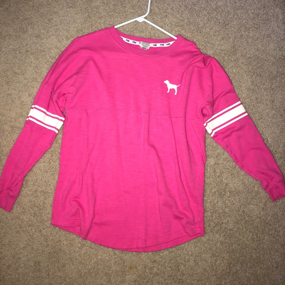 VS PINK Varsity Crewneck